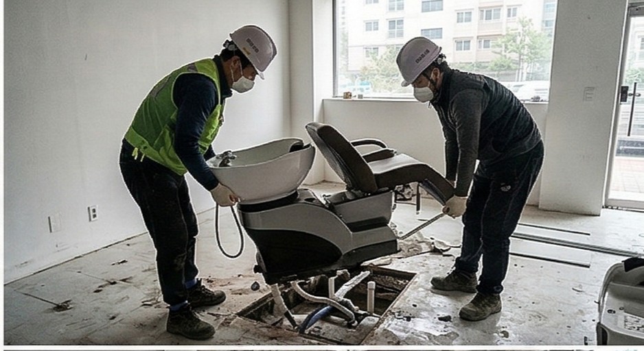 연남동상가 미용실 원상복구