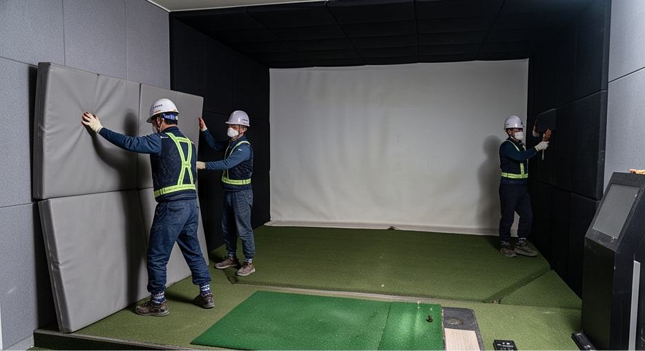 문정동 스크린골프장 원상복구
